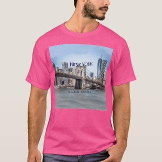 New York USA - New York Skyline - Iconic Skyscraps T Shirt
