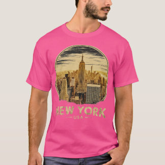 New York usa T Shirt