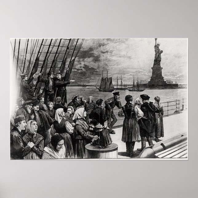 New York - Välkommen till frihetens land Poster (Framsidan)