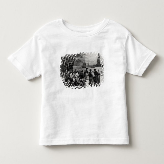 New York - välkomnande till landet av frihet T Shirt (Framsida)