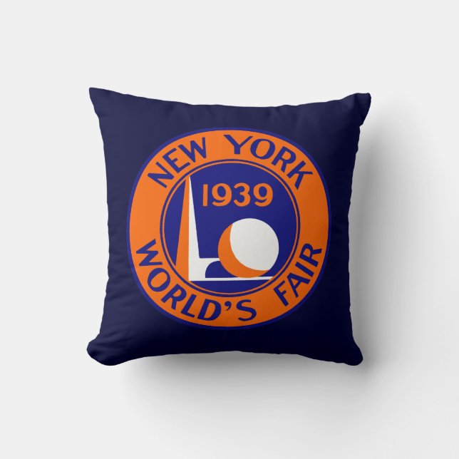 New York världs mässa 1939 Kudde (Framsida)
