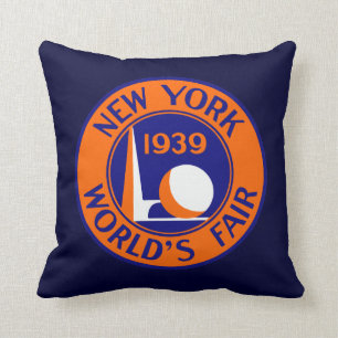 New York världs mässa 1939 Kudde