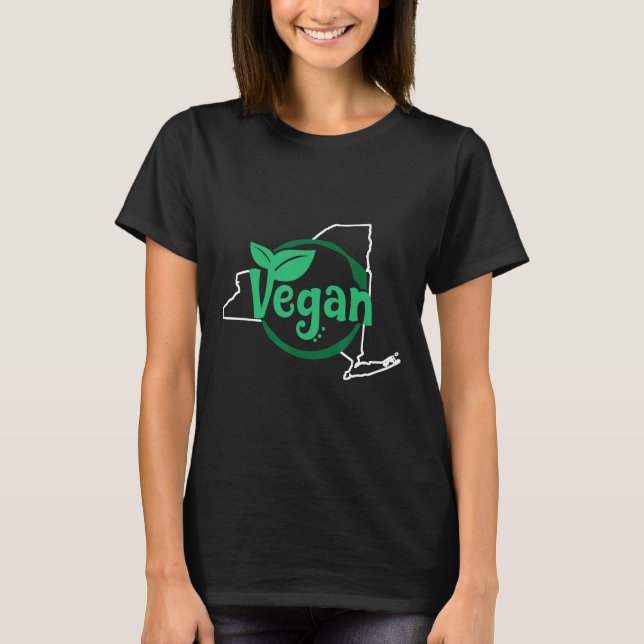 New York Vegan T Shirt (Framsida)
