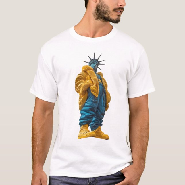 New York-vibbar T Shirt (Framsida)