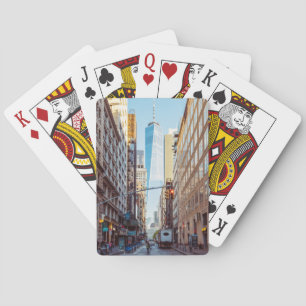 New York View of World Trade Center Casinokort