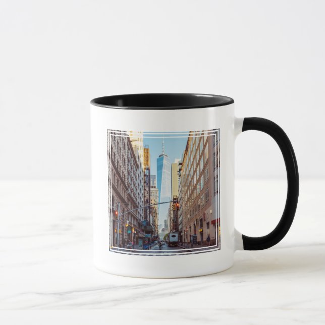 New York View of World Trade Center Mugg (Höger)