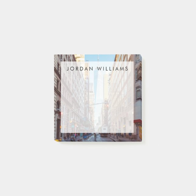 New York View of World Trade Center Post-it Block (Framsida)