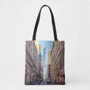 New York View of World Trade Center Tygkasse
