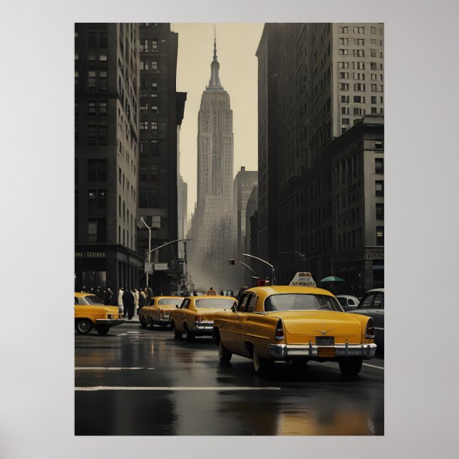 New York vintage affisch (Framsidan)