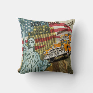 New York vintage affisch. Kudde