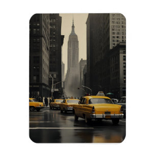 New York vintage affisch Magnet