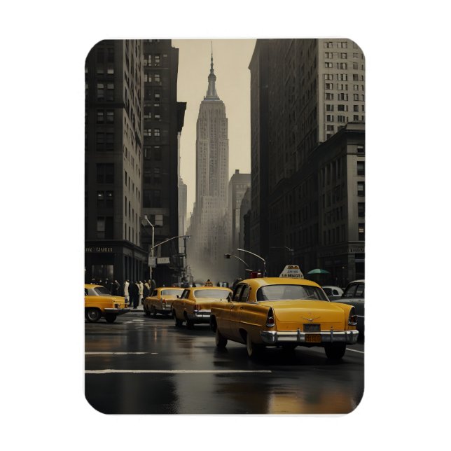 New York vintage affisch Magnet (Vertikal)