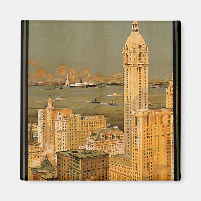 New York Vintage Magnet (Framsidan)