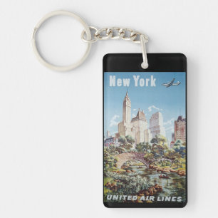 New York vintage souvenirs Nyckelring