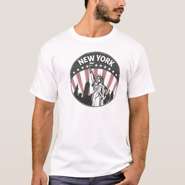 New York Vintage T Shirt (Framsida)