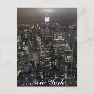 New York vycard Empire state NYC Souvenir Card Vykort