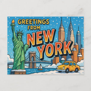 NEW YORK Vykort