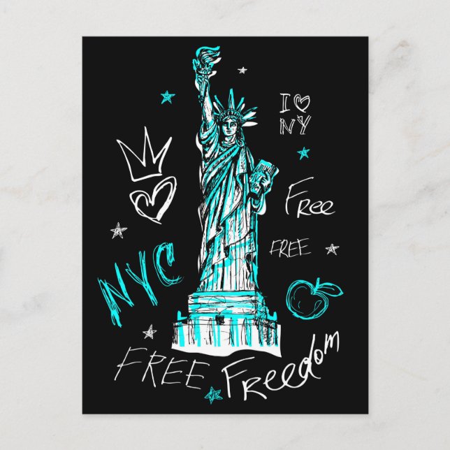 New York Vykort (Framsida)