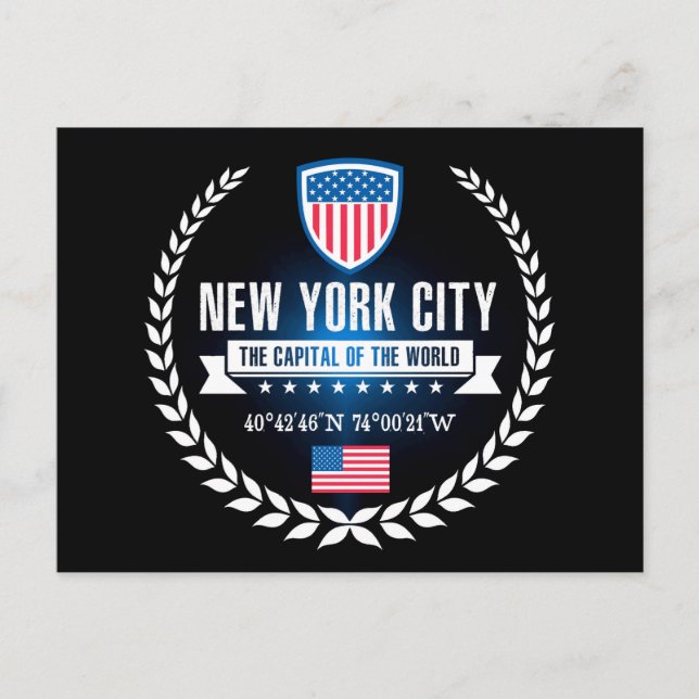 New York Vykort (Framsida)