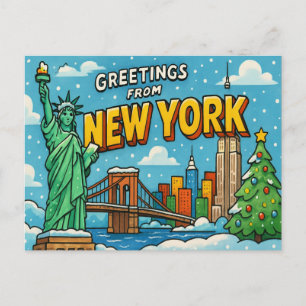 NEW YORK vykort