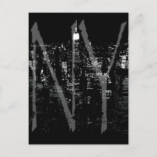 New York-vykort Cityscape New York Souvenir Card Vykort