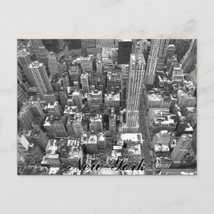New York-vykort Cityscape New York Souvenir Card Vykort