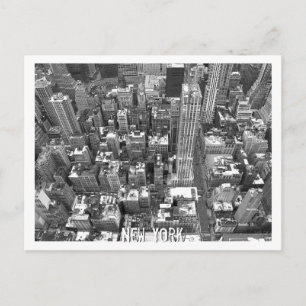New York vykort Stadsscen New York souvenirkort