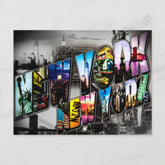 New York-vykort, Vintage Vykort