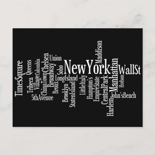 New York-vykort Vykort (Framsida)