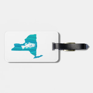 New York Wave Fishing Bagagebricka