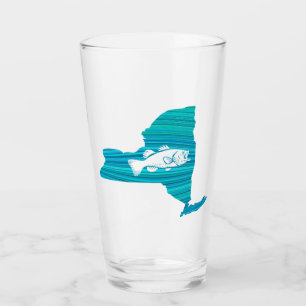 New York Wave Fishing Glaskopp