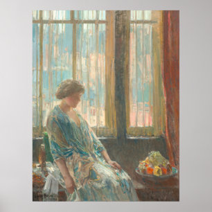 New York Window - Childe Hassam Fine Art Poster