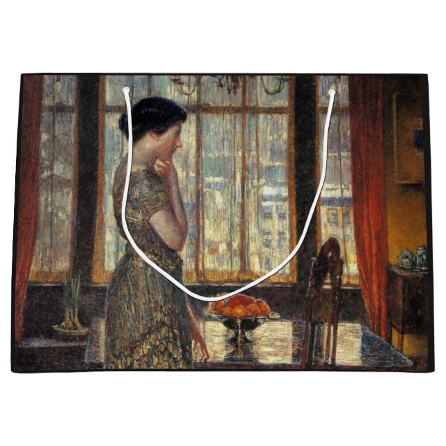 New York Window in Winter (av Childe Hassam) (Framsidan)