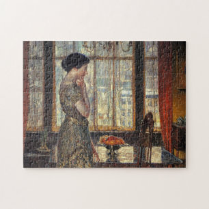 New York Window in Winter (av Childe Hassam) Pussel