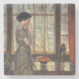 New York Window in Winter (av Childe Hassam) Stenunderlägg