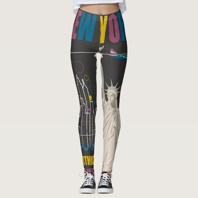 New York Women's Leggings (Framsida)