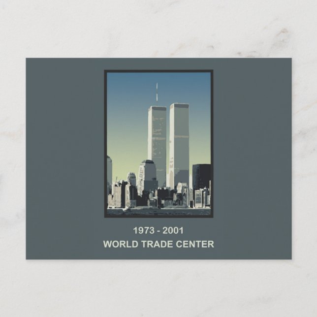 New York World Trade Center Vykort (Framsida)