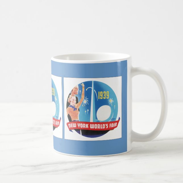 New York World's Fair 1939 Kaffemugg (Höger)