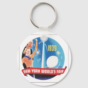 New York World's Fair 1939 Nyckelring