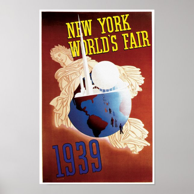 New York World's Fair 1939 Poster (Framsidan)