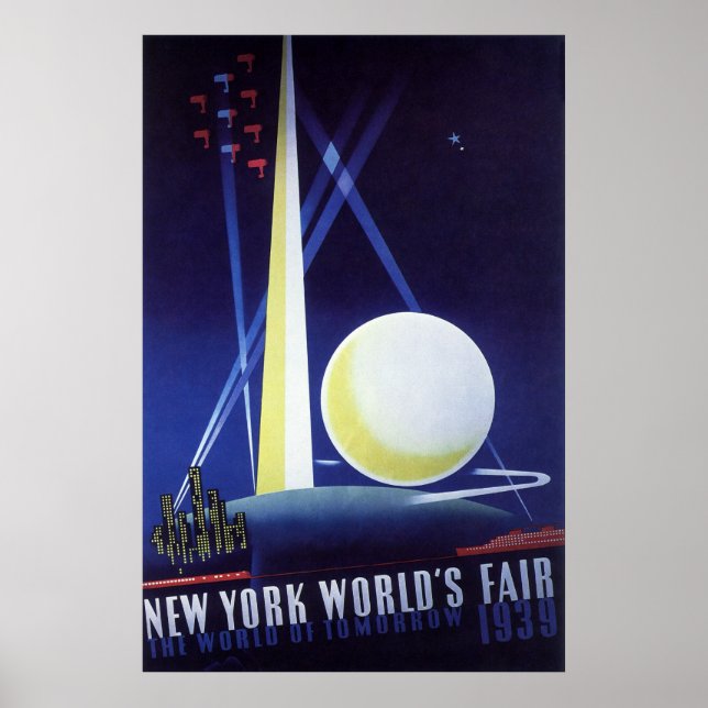 New York World's Fair 1939 Poster (Framsidan)
