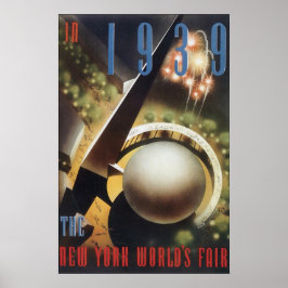 New York World's Fair 1939 Poster