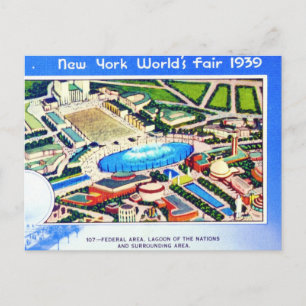 New York World's Fair 1939 Vykort