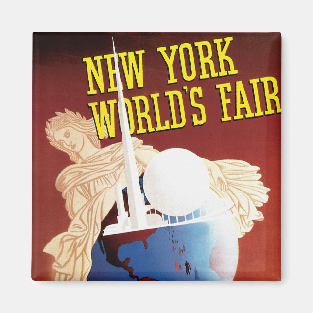 New York World's Fair (Globe) Magnet (Framsidan)