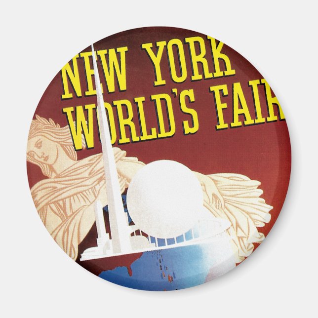 New York World's Fair (Globe) Magnet (Framsidan)