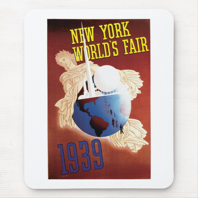 New York World's Fair (Globe) Musmatta (Framsidan)