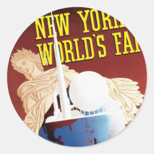 New York World's Fair (Globe) Runt Klistermärke