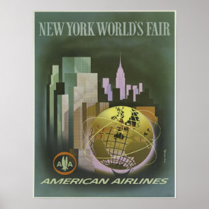 New York World's Fair Vintage affisch