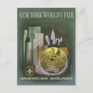 New York World's Fair Vintage-vykort Vykort