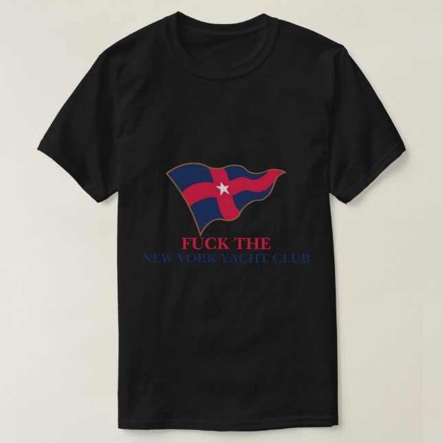 New York yacht klubb T Shirt (Design framsida)